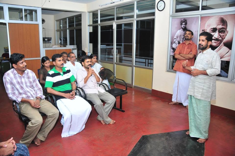 An address to the gathering during a Janamitra community programme