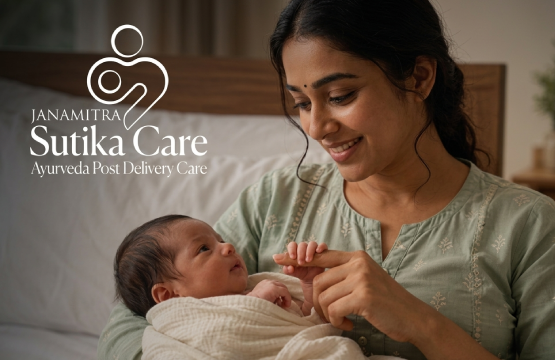 A new mother resting during post-delivery recovery care